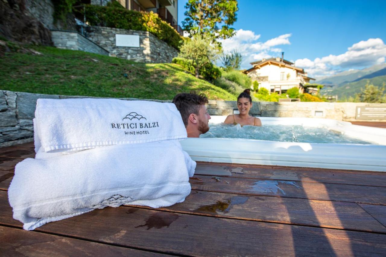 Wine Hotel Retici Balzi Poggiridenti Exteriér fotografie