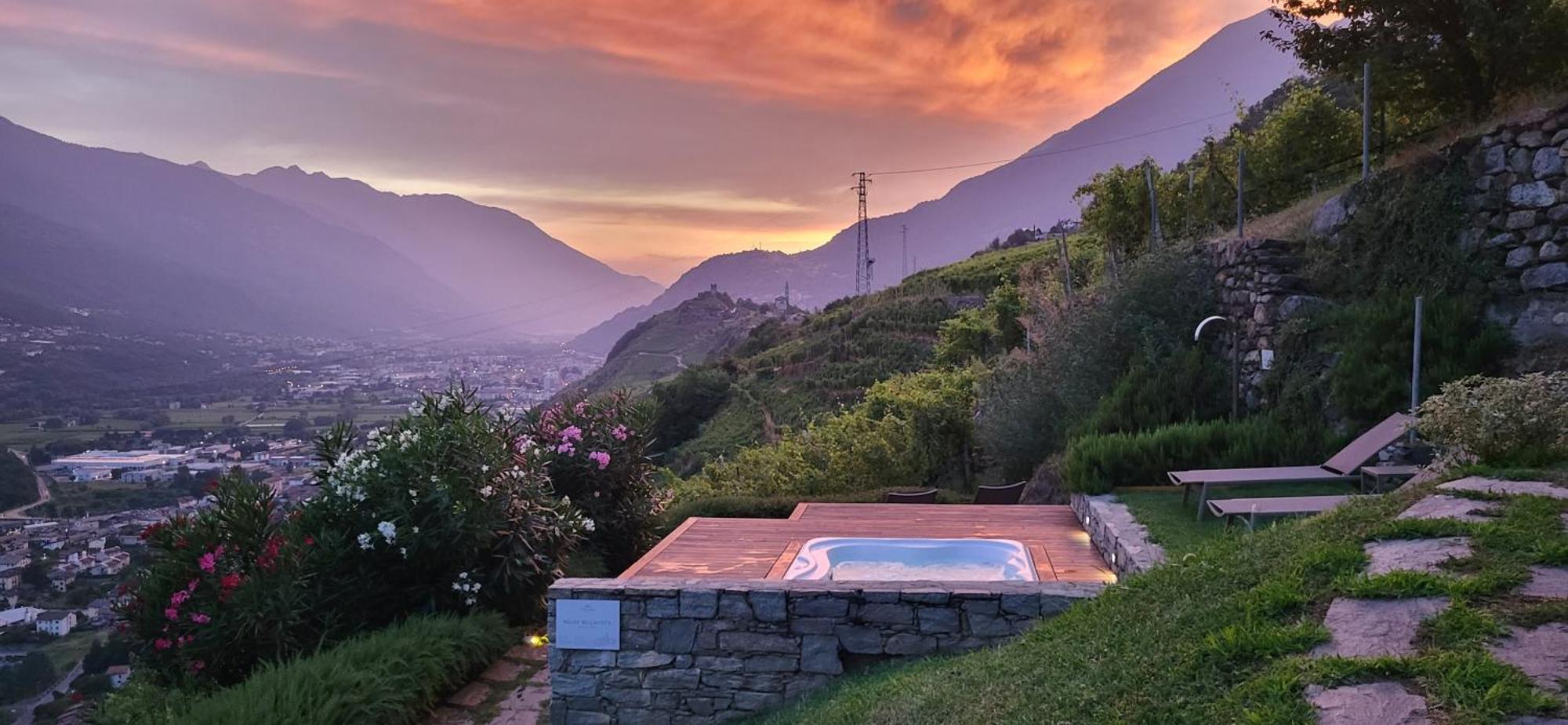 Wine Hotel Retici Balzi Poggiridenti Exteriér fotografie