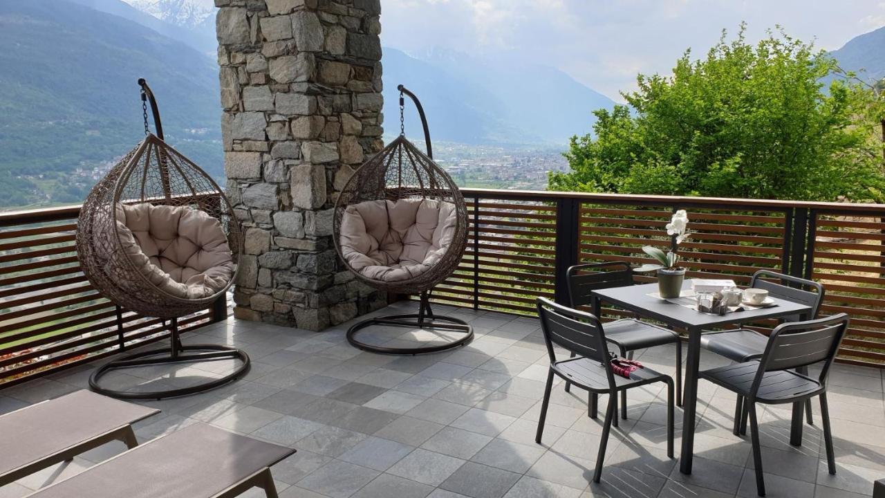 Wine Hotel Retici Balzi Poggiridenti Exteriér fotografie