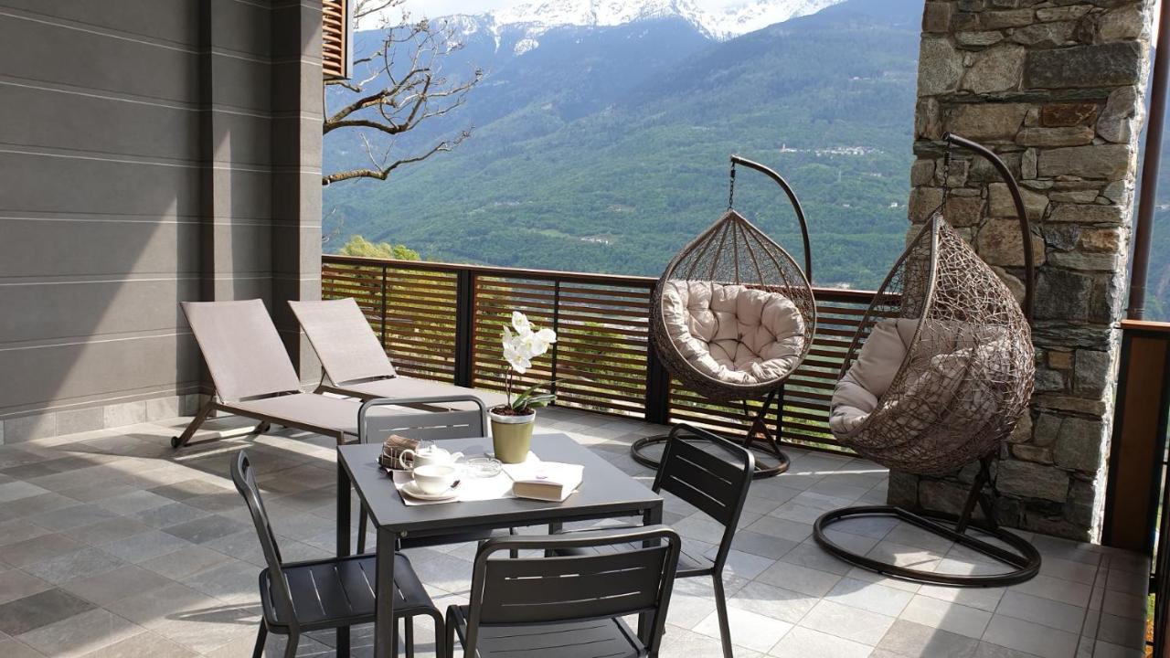 Wine Hotel Retici Balzi Poggiridenti Exteriér fotografie